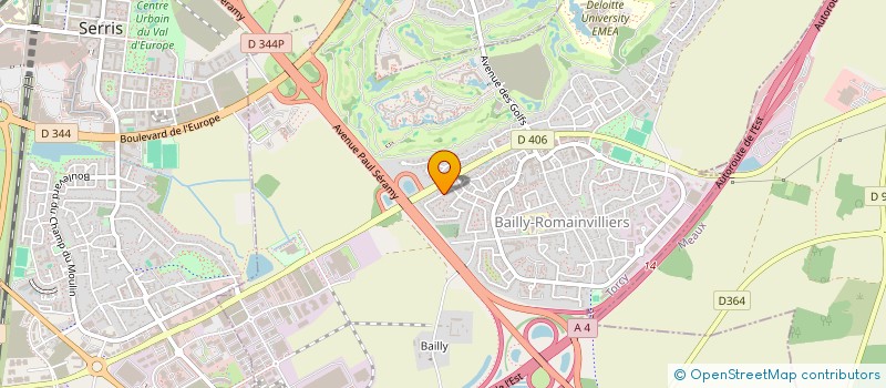 localisation de l'entreprise MONSIEUR YASSIN KHAWAJA  BAILLY-ROMAINVILLIERS