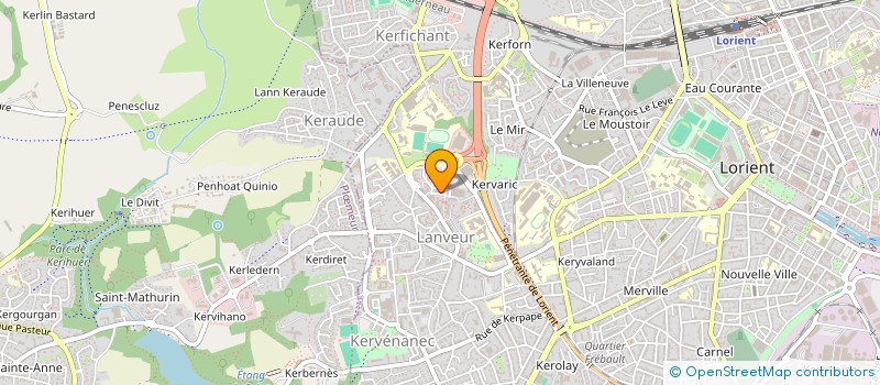 localisation de l'entreprise MONSIEUR YASSIN MIZOURI  LORIENT