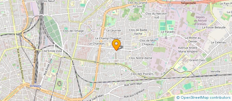 localisation de l'entreprise MONSIEUR YASSIN MOURADOUDI  ORLEANS