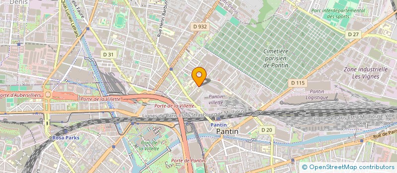 localisation de l'entreprise MONSIEUR YASSIN NAIRI  PANTIN