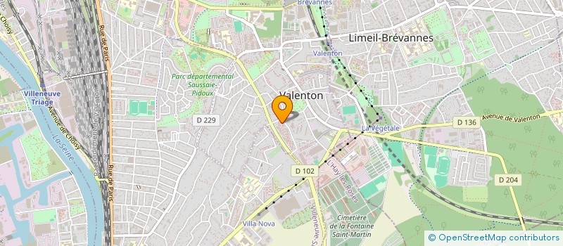 localisation de l'entreprise MONSIEUR YASSIN NEGM  VALENTON