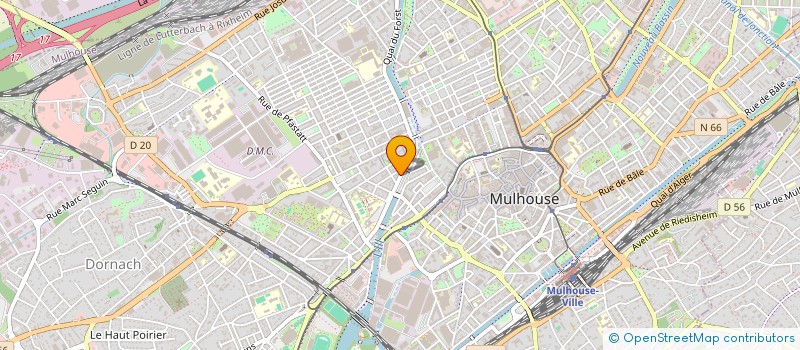 localisation de l'entreprise MONSIEUR YASSIN OUKHIRA OUSSIKISS  MULHOUSE