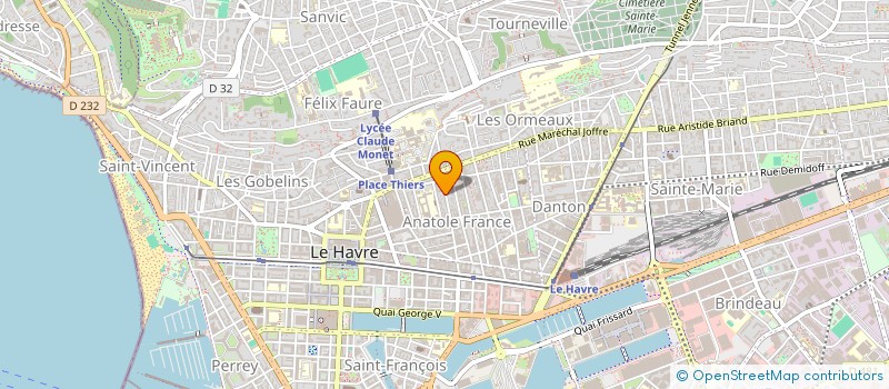 localisation de l'entreprise MONSIEUR YASSIN PILLARD à LE HAVRE