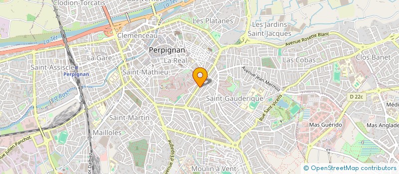 localisation de l'entreprise MONSIEUR YASSIN UEZAGTI  PERPIGNAN