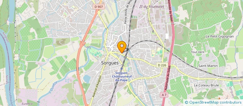 localisation de l'entreprise MONSIEUR YASSIN ZEHOUANY  SORGUES