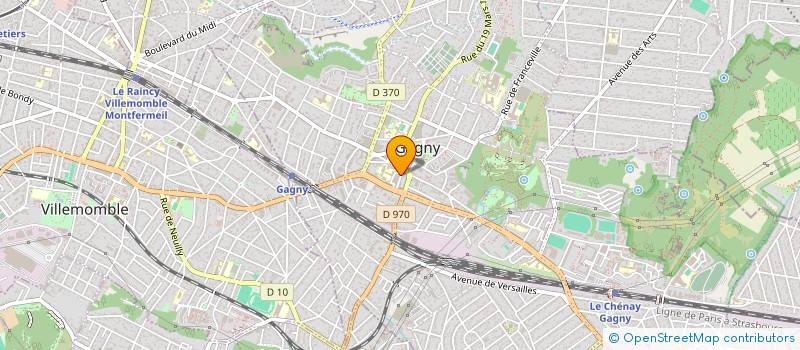 localisation de l'entreprise MONSIEUR YASSIN ZEKRI  GAGNY