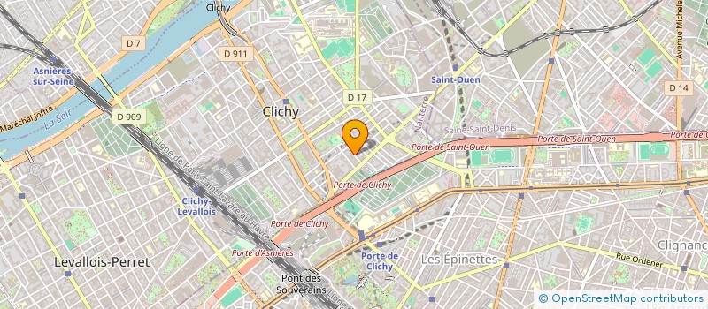 localisation de l'entreprise MONSIEUR YASSINE ABASKAR  CLICHY