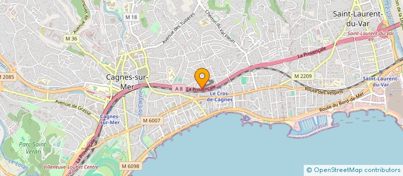 localisation de l'entreprise MONSIEUR YASSINE ABDOULI à CAGNES-SUR-MER