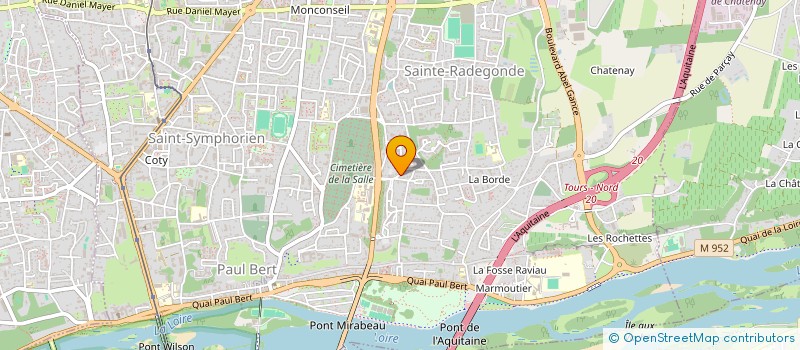 localisation de l'entreprise MONSIEUR YASSINE ABEDDINE  TOURS