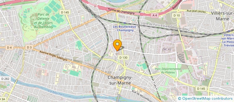 localisation de l'entreprise MONSIEUR YASSINE AHAMADA  CHAMPIGNY-SUR-MARNE