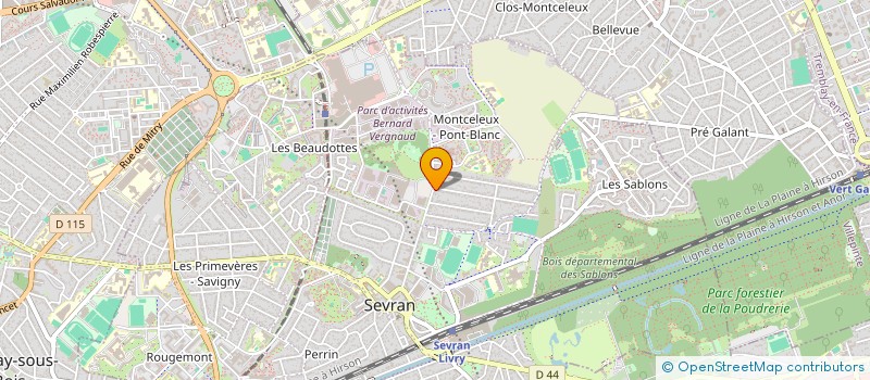 localisation de l'entreprise MONSIEUR YASSINE AHDDAK  SEVRAN