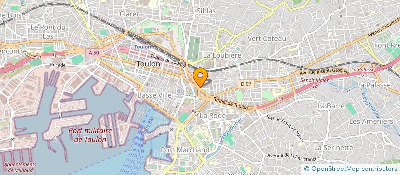 localisation de l'entreprise MONSIEUR YASSINE AICHOURI  TOULON