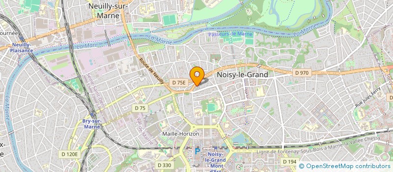 localisation de l'entreprise MONSIEUR YASSINE AISSA  NOISY-LE-GRAND