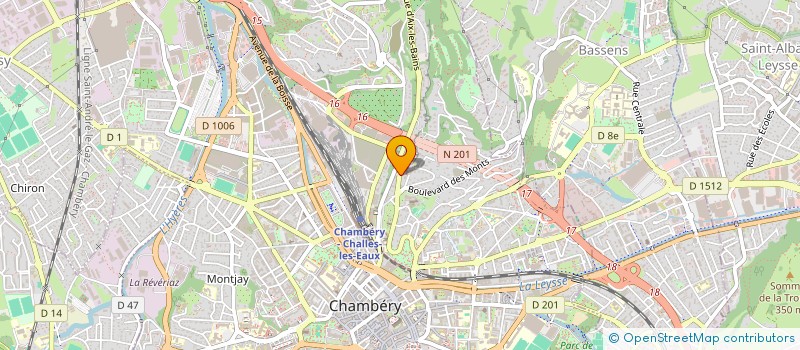 localisation de l'entreprise MONSIEUR YASSINE AIT JAA  CHAMBERY