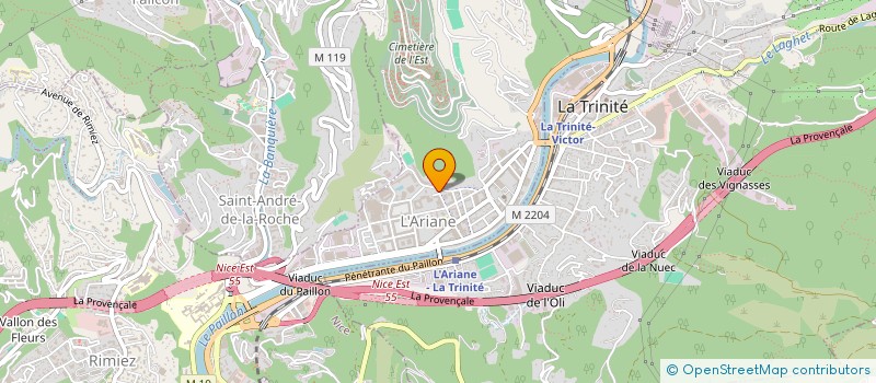 localisation de l'entreprise MONSIEUR YASSINE AIT KHOUYA LAHSEN à NICE