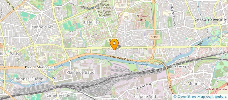 localisation de l'entreprise MONSIEUR YASSINE AIT SOUDANE  CESSON-SEVIGNE