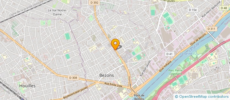 localisation de l'entreprise MONSIEUR YASSINE AL BADAOUI à BEZONS