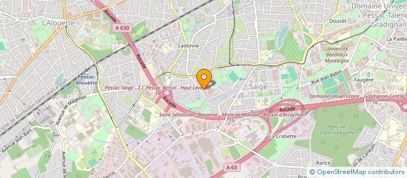 localisation de l'entreprise MONSIEUR YASSINE ALAMI-CHENTOUFI  PESSAC