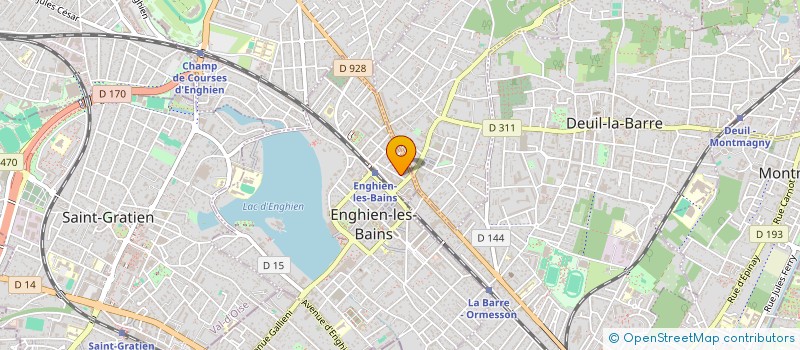 localisation de l'entreprise MONSIEUR YASSINE ALITOU  ENGHIEN-LES-BAINS