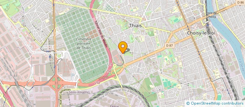 localisation de l'entreprise MONSIEUR YASSINE ALLIOUI  THIAIS