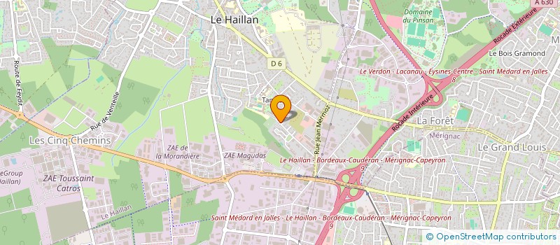 localisation de l'entreprise MONSIEUR YASSINE AMEUR  LE HAILLAN