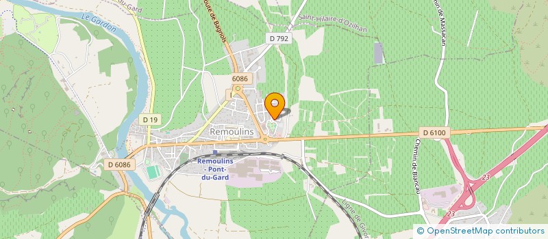 localisation de l'entreprise MONSIEUR YASSINE ATATOU  REMOULINS