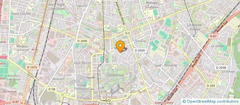 localisation de l'entreprise MONSIEUR YASSINE ATTA  GRENOBLE