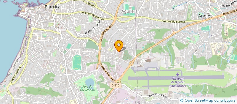 localisation de l'entreprise MONSIEUR YASSINE AYADI à BIARRITZ