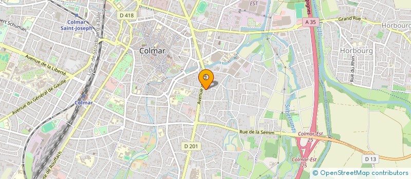 localisation de l'entreprise MONSIEUR YASSINE AYER  COLMAR