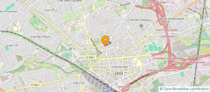 localisation de l'entreprise MONSIEUR YASSINE BADAOUI  LENS