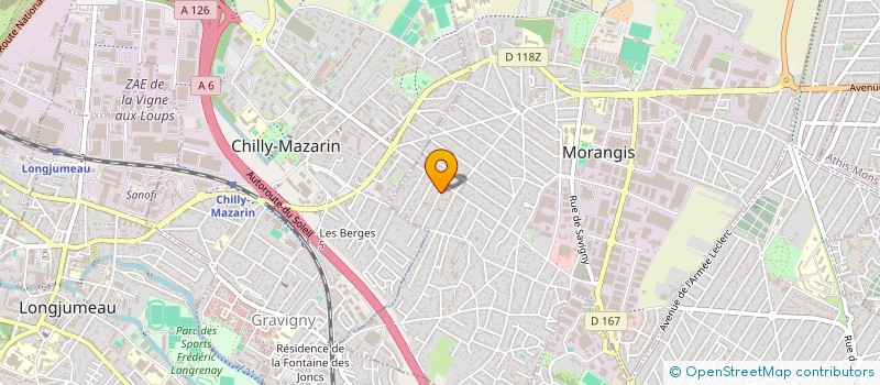 localisation de l'entreprise MONSIEUR YASSINE BALLAA à MORANGIS