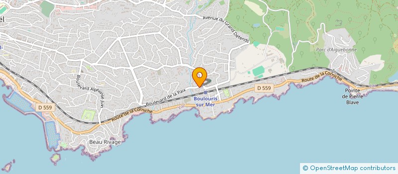 localisation de l'entreprise MONSIEUR YASSINE BEDERDINE  SAINT-RAPHAEL