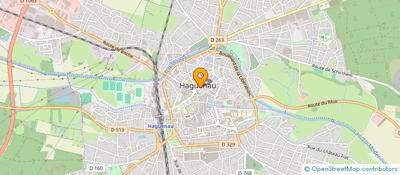 localisation de l'entreprise MONSIEUR YASSINE BEDJIH  HAGUENAU