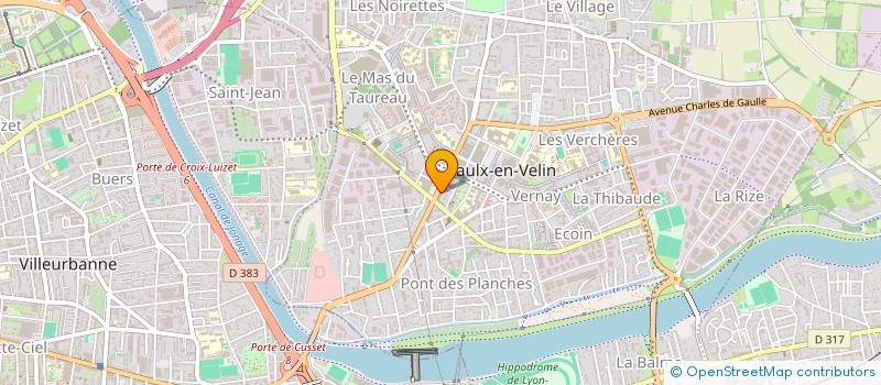 localisation de l'entreprise MONSIEUR YASSINE BEKKADDOUR  VAULX-EN-VELIN