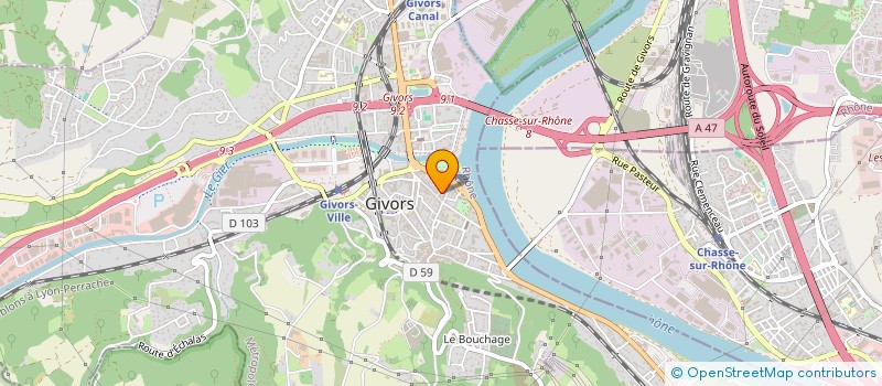 localisation de l'entreprise MONSIEUR YASSINE BELATRACH à GIVORS