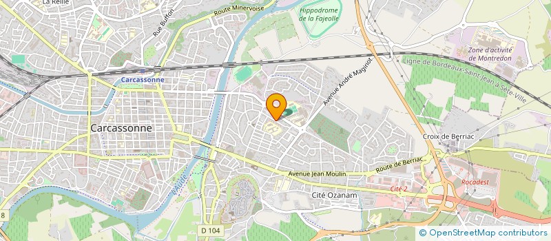 localisation de l'entreprise MONSIEUR YASSINE BELHAJ à CARCASSONNE