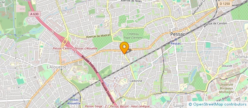 localisation de l'entreprise MONSIEUR YASSINE BEN AMAR à PESSAC