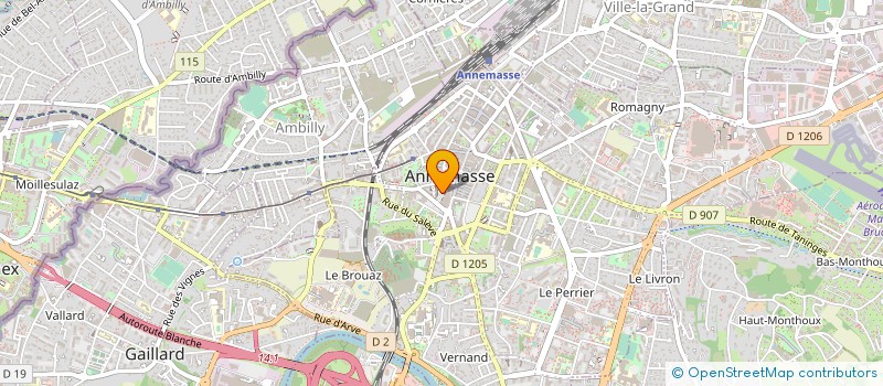 localisation de l'entreprise MONSIEUR YASSINE BEN HAMMOU  ANNEMASSE