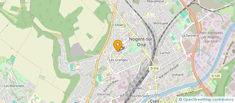 localisation de l'entreprise MONSIEUR YASSINE BENABDALLAH  NOGENT-SUR-OISE