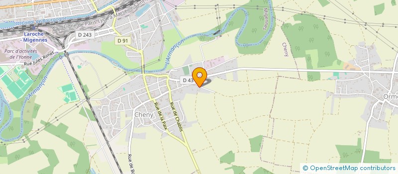 localisation de l'entreprise MONSIEUR YASSINE BENAHMED  CHENY