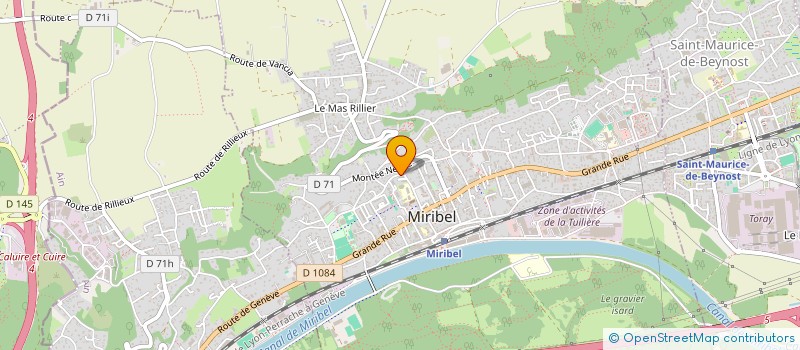 localisation de l'entreprise MONSIEUR YASSINE BENARFA à MIRIBEL