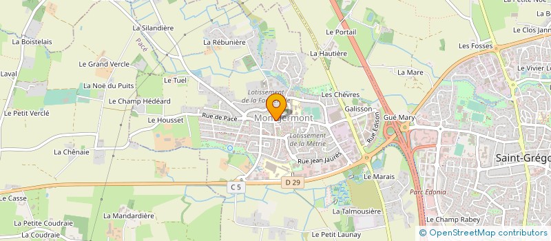 localisation de l'entreprise MONSIEUR YASSINE BENBERGHOUT  MONTGERMONT