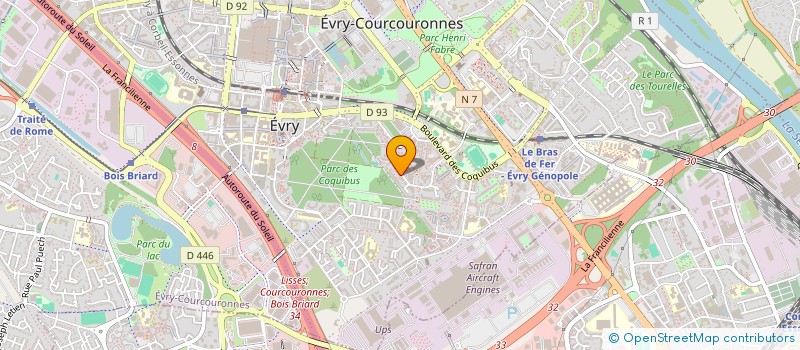 localisation de l'entreprise MONSIEUR YASSINE BENCHERQI à EVRY-COURCOURONNES