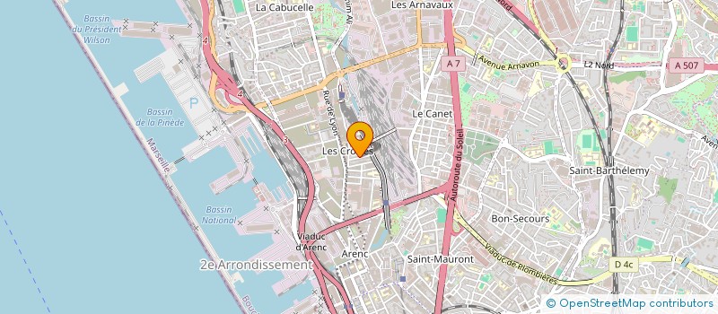 localisation de l'entreprise MONSIEUR YASSINE BENCHOUDAR  MARSEILLE