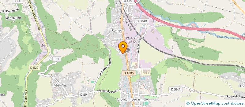 localisation de l'entreprise MONSIEUR YASSINE BENGHERDA  NIVOLAS-VERMELLE