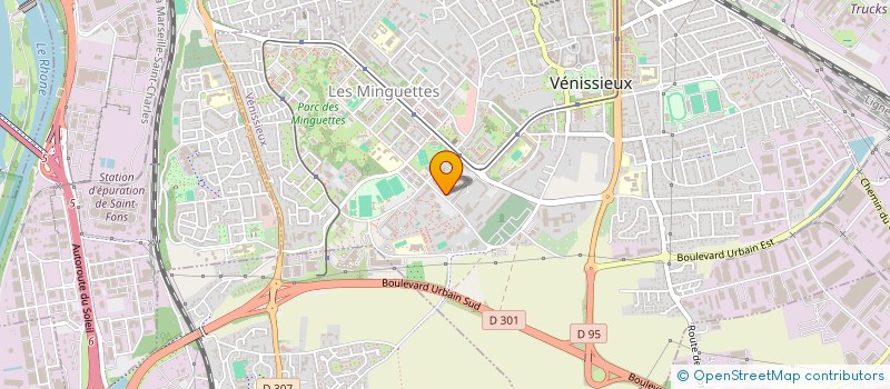 localisation de l'entreprise MONSIEUR YASSINE BENHAMOU  VENISSIEUX