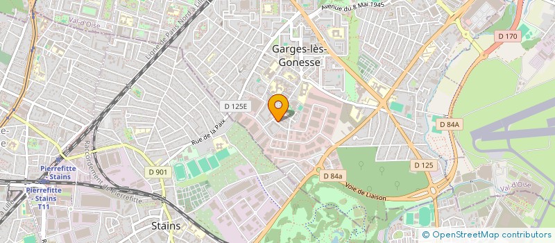 localisation de l'entreprise MONSIEUR YASSINE BENKADDOUR  GARGES-LES-GONESSE