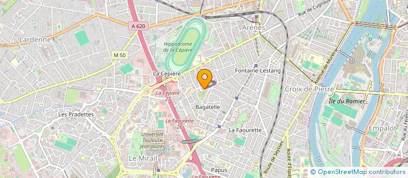 localisation de l'entreprise MONSIEUR YASSINE BENKEFIF  TOULOUSE