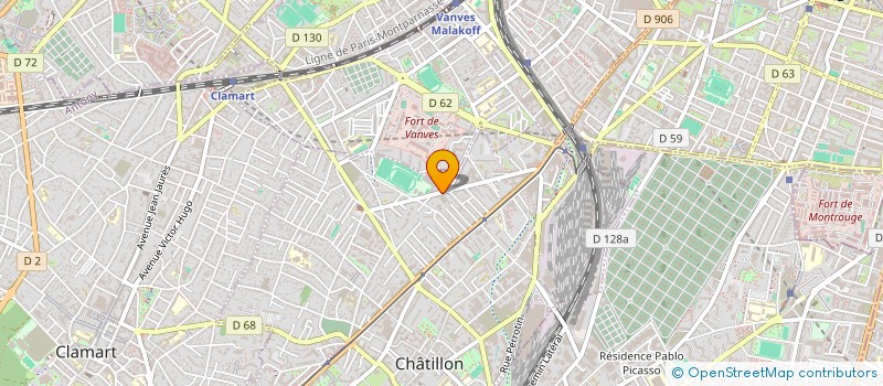 localisation de l'entreprise MONSIEUR YASSINE BENMBAREK à CHATILLON