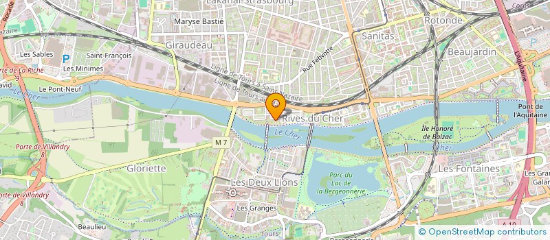 localisation de l'entreprise MONSIEUR YASSINE BENNAIM  TOURS